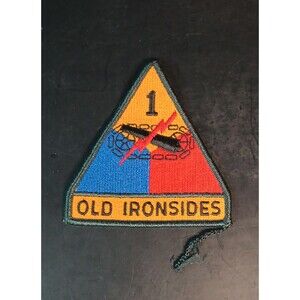 Vintage 1st Battalion 14th Infantry Patch Old Ironsides US Army Military Patch